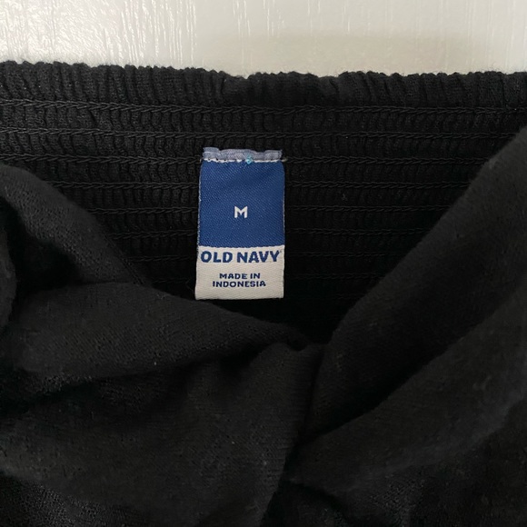 Old Navy, Black, Linen dress size: Medium - Picture 3 of 4